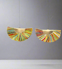 Colorful Fan-Shaped Fringe Tassels with Metal Cap - Artist Corners