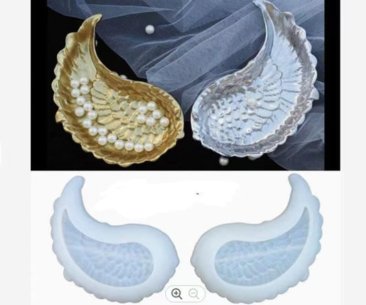 Elegant Wing-Shaped Resin Tray  D63