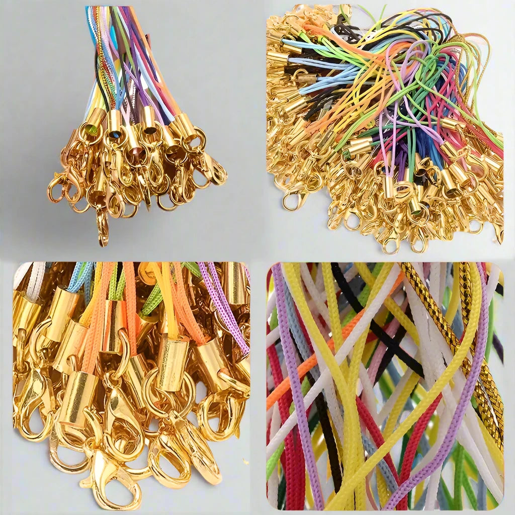 Gold-Plated Lanyard Straps with Lobster Clasps - Artist Corners