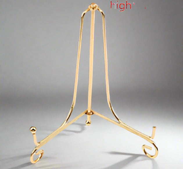 Gold Metal Display Stand for Art and Crafts - Artist Corners