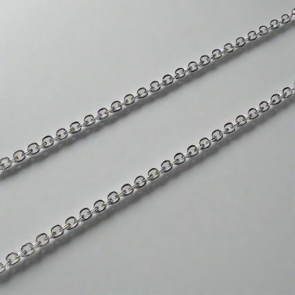 Delicate Gold/Silver-Plated Fine Link Chain Roll – Perfect for Jewelry Making - Artist Corners