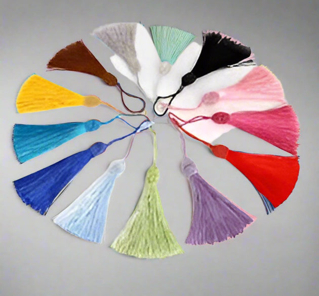 Vibrant Silk Tassels - Artist Corners