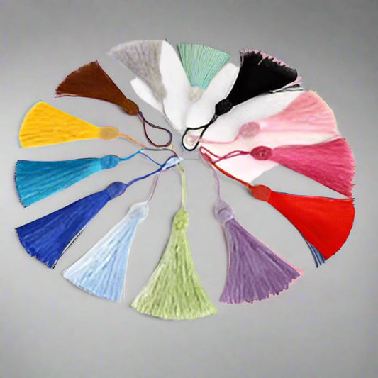 Vibrant Silk Tassels - Artist Corners