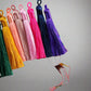 Vibrant Silk Tassels - Artist Corners