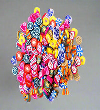 Assorted Colorful Polymer Clay Charms Kit - Artist Corners