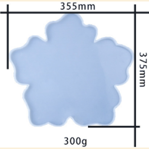 Large Five-Petal Flower Silicone Tray Mold C11-1