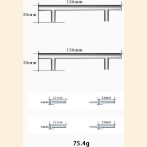 Diy Modern Bar Handle (Set of 2) HND1