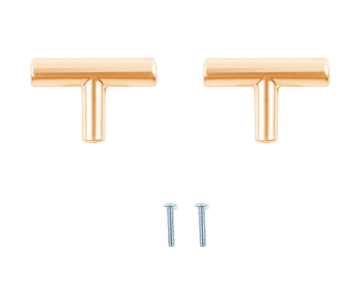 T-Bar Handle (Pair) - Gold Tone HND2