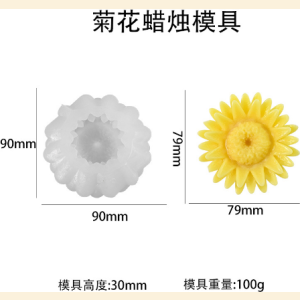 Sunflower Silicone Mold for Candles & Crafts CND18