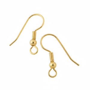 Fish Hook Earring Wires (Pack Of 10)