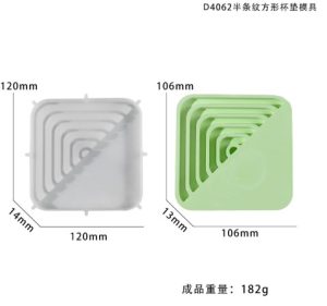 Arch Rainbow Ribbed Tray Silicone Mold D117-1