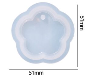 Cherry Blossom Flower Keychain & Pendant Silicone Resin Mold J23-2