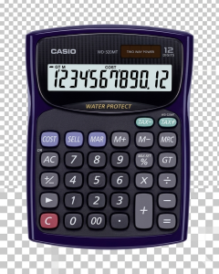 Casio Orignal WD-320MT Water-Resistant Desktop Calculator