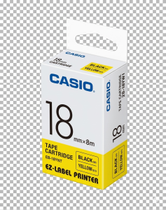 Casio EZ-Label Printer Tape Cartridge-18mm