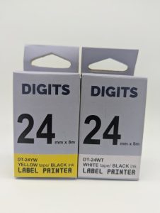 Digits Premium Compatible Label Tape Cartridge –24mm